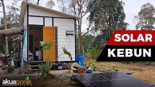 Pasang Solar Untuk Kabin Rumah Kebun | Solar Hybrid | All In One Inverter