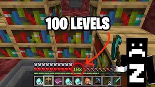 ENCHANTING 100 XP Then DOMINATING Lifeboat Survival Mode Minecraft SMP With OP LOOT