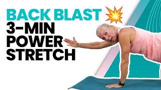  Ultimate Back Blast: 3-Min Power Stretch with Coach Kim! 
