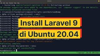Install Laravel 9 di Ubuntu 20.04