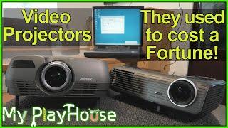 Two Old Projectors - The ASK C60 &  Optoma EP728i - 1403