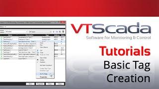 VTScada 11.X Tutorials - Basic Tag Creation