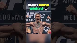 Conor McGregor's Intense Weight Cut VS Jose Aldo | UFC #ufc