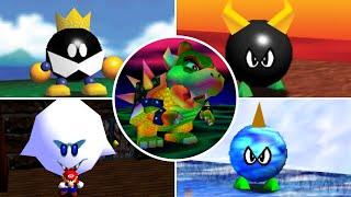 ALL BOSSES!! (NO DAMAGE) *Super Mario 64!*