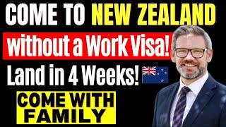 Relocate To New Zealand In 4 WEEKS! NO IELTS | No Job Offer Needed: Come With Family!