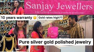 Pure silver gold polished jewelry designs /silver jewelry /10 years warranty on silver jewelry