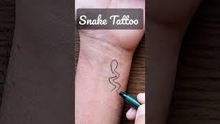 Easy Snake Tattoo 