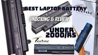 Techie Laptop Compatible Battery unboxing review & test #92