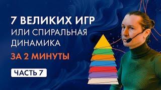 Спиральная динамика за две минуты. Жёлтый. Игра в игру #спиральнаядинамика