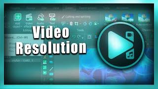 How To Change Project Dimension And Video Resolution In VSDC Video Editor