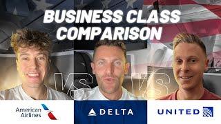 American vs Delta vs United - BUSINESS CLASS BATTLE | London to New York