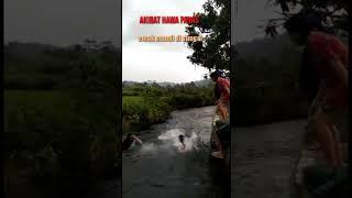 #emak mandi di sungai#SHORTS