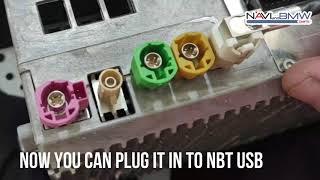 same money DYI CIC NBT EVO USB cable Upgrade Life hack by naviandbmwparts