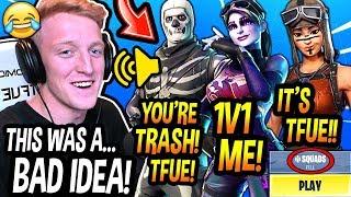 Tfue Plays *SQUADS FILLS* For The FIRST Time With BIG FANS & They FREAK OUT! (HILARIOUS REACTIONS!)