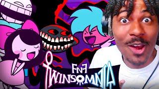 LEMON DEMON IS BACK AND WANTS THE SMOKE!!!!! | Friday Night Funkin' Twinsomnia Mod ( Boy N Girl)