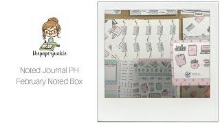 Noted Journal PH February Noted Box | Tea Time Plans