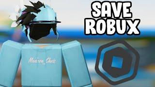 HOW I SAVE MY ROBUX ON ROBLOX (2021)