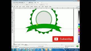 CorelDraw 12, X3, X5, X7- How to design an Amazing Round Logo