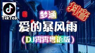 网红舞蹈 最火抖音TikTok《爱的暴风雨》梦涵 | DJ霄霄粤语版 | 動態歌詞 洗脑歌《Storm of Love》Lyrics Video Dance Song | Lagu Cantonese