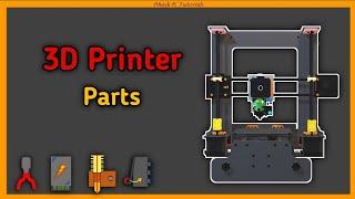 Parts Of 3D Printer | Anatomy Of 3D Printer | Akash K Tutorials