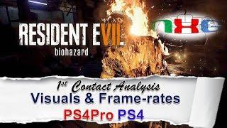 Resident Evil 7: 1st Contact Analysis Graphics & Performance PS4Pro/PS4