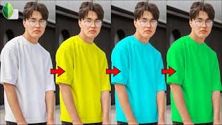 How to change shirt color in snapseed | dress colour change app | shirt colour change