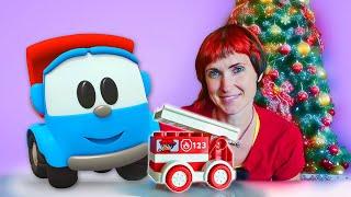 Грузовичок Лева и Маша Капуки - подарок на Новый год - Игры для детей в машинки