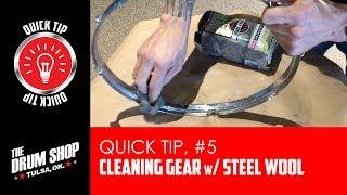 How do I clean my drum hardware?  Quick Tips #5