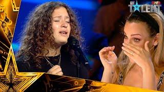 Esta niña se lleva el Pase de Oro CANTANDO el PADRE NUESTRO | Audiciones 5 | Got Talent España 2021