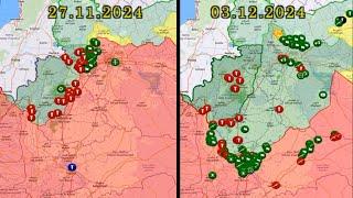 Карта боевых действий в Сирии. Тяжелая обстановка на фронте