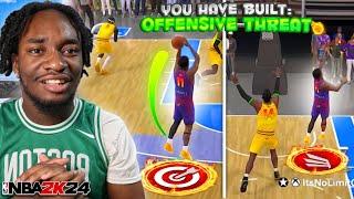 i Took My 6'4 PG Build To The REC On NBA 2K24! Best Build, Dribble Moves, & Animations!