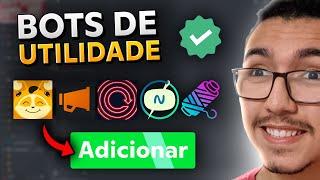 TOP 5 BOTS "SECRETOS" de UTILIDADE para SERVIDOR DISCORD