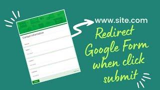 How To Redirect Google Form after submission *100% Working*