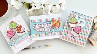 Simon Says Stamp | June 2024 Card Kit | Sweet Birthday | 3 Cards