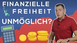 Finanzielle Freiheit durch ETF + Aktien-Sparen? Wird schwer!