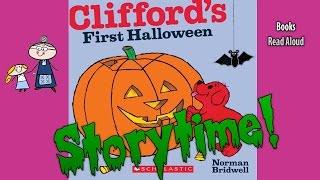 Halloween Stories ~ CLIFFORD'S FIRST HALLOWEEN Read Aloud ~  Bedtime Story Read Along Books
