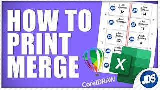 How to Print Merge Using CorelDRAW and Excel