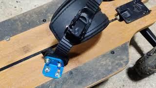 Evolve Bamboo GTR - How to fit mountain board bindings