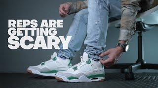 TOO GOOD  Jordan 4 SB Pine Green | Unboxing, On Feet, How to Style and Lace Swap | Replica Review.