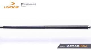 Longoni Cremona Cenere Carom Billiard Cue Video Demonstration