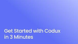 Get Started with Codux in 3 Minutes