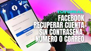 RECUPERAR cuenta de FACEBOOK (Sin contraseña, mail o número) (Método 2023)