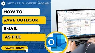 How to Save Outlook Email as File | How to Save An Outlook Email as a msg. File?