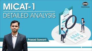 MICAT 1 2023 Analysis | Exam Pattern, Difficult Level, & MICAT 2023 Expected Cut-off | Prasad Sawant