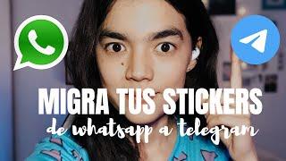 COMO USAR LOS STICKERS DE WHATSAPP EN TELEGRAM