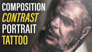 PORTRAIT TATTOOING TIPS || Composition, Contrast