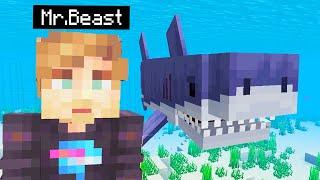 Would You Swim With Sharks For $100,000? (Minecraft)