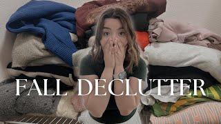 Fall Declutter | My sweater collection it's embarrassing  ending my sweater addiction