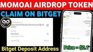 MomoAi Airdrop $MTOS Token Claim on Bitget | MomoAi Bitget Deposit Address & UID