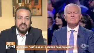 Leonardo Donno ospite a "Dritto e Rovescio" Rete4 13/06/2024